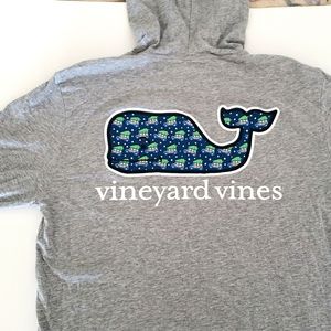 Vineyard vines Holiday hooded long sleeve shirt